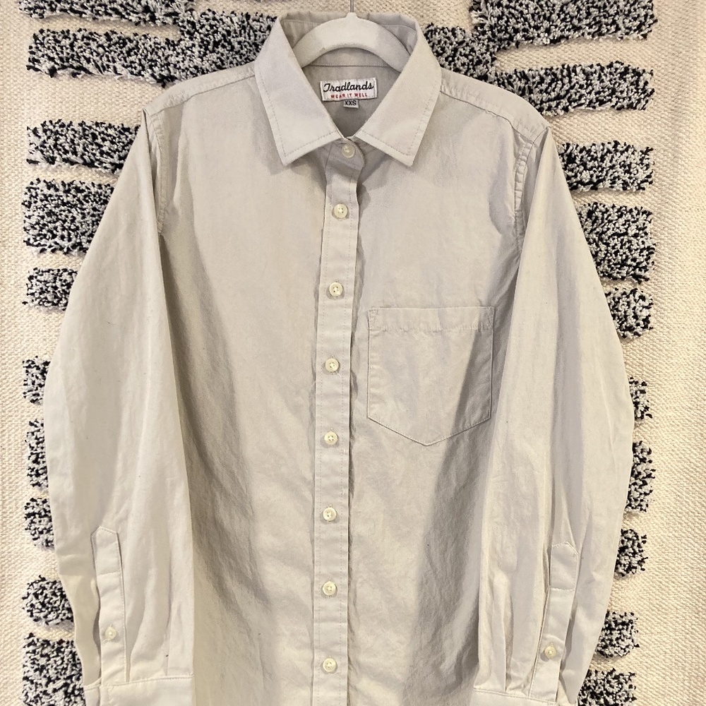Tradlands Organic Field Shirt Stone XXS